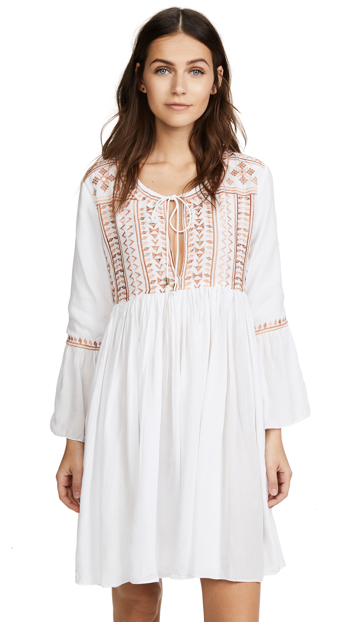 F4744 Boho Indie Style Mini Summer Dress